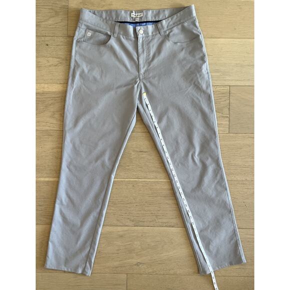 Men’s Peter Millar eb66 Performance Pants – Size 36x30 – Gray - Picture 2 of 8